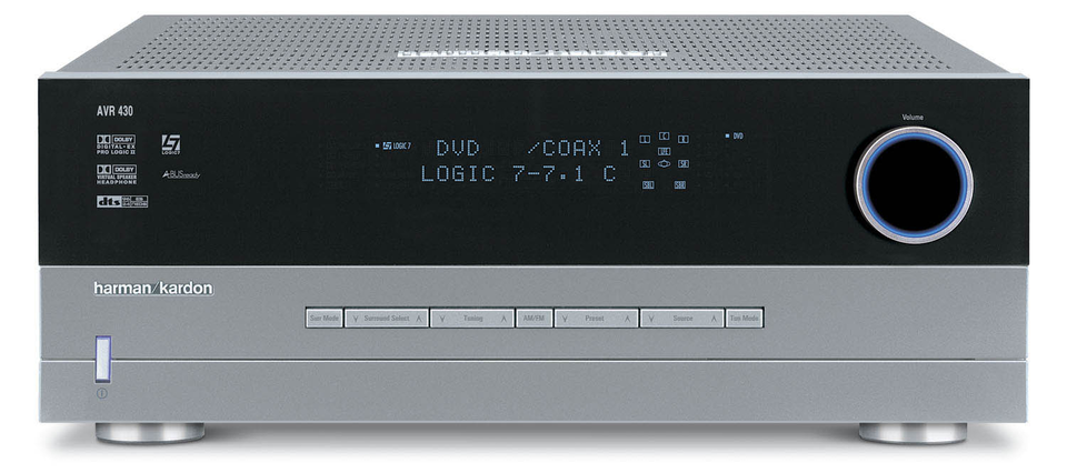 AVR 430 - Black - Audio/Video Receiver With Dolby Digital & DTS (80 watts x 2 | 65 watts x 5) - Hero
